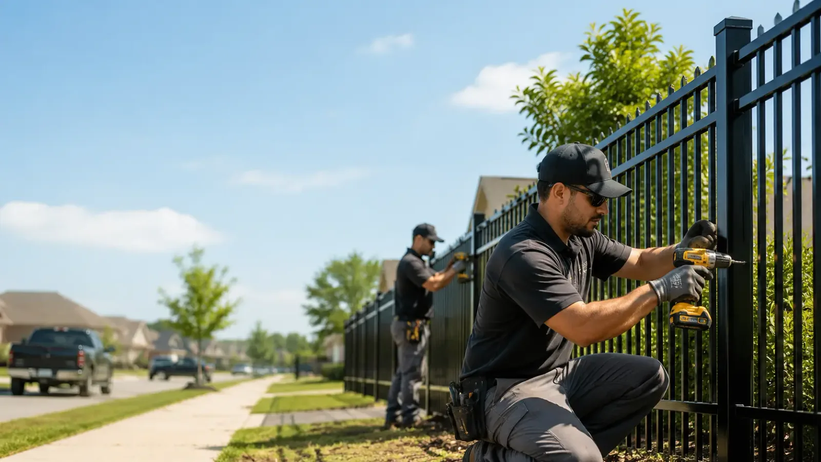 Metal Fence Installation in Los Ebanos, TX